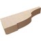 Ekena Millwork 3"W x 18"D x 6"H Thin Van Buren Rough Cedar Woodgrain TimberThane Corbel, Primed Tan CORUR03X18X06VANRCPR - alternate 6